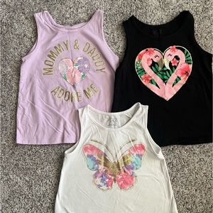 Set of 3 Children's Place tank tops